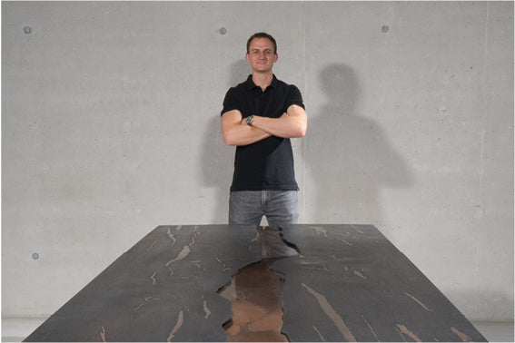 Mooreichentisch geölt mit OLI-NATURA Worktop-Oil von Marcel Bader