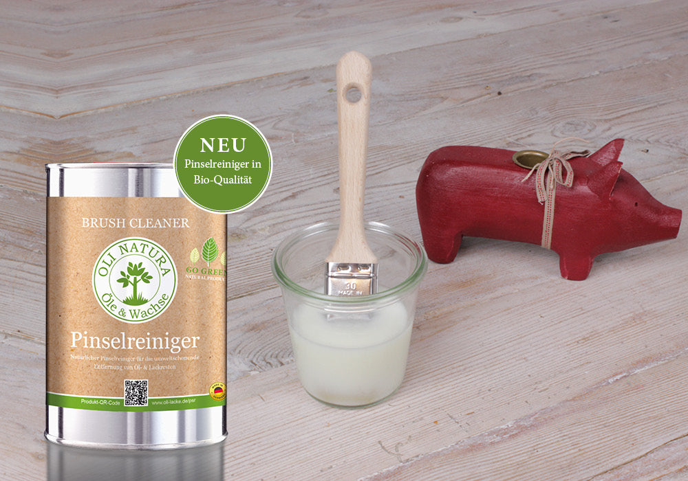 Pinsel GRÜNdlich reinigen