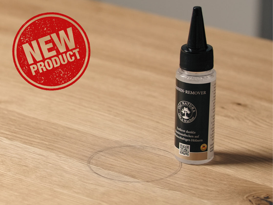 OLI-NATURA Tannin-Remover: Entfernt dunkle Reaktionsflecken auf gerbsäurehaltigen Hölzern