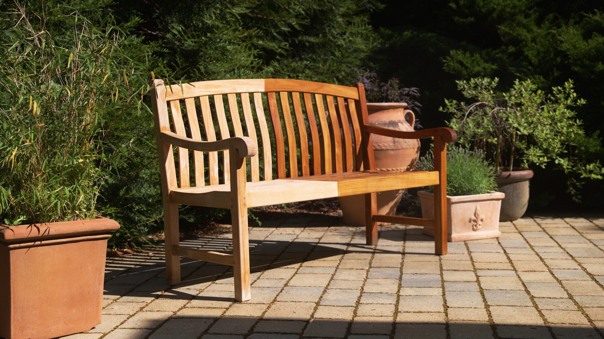 AUßENHOLZ ÖLEN: DAS WETTER MUSS STIMMEN