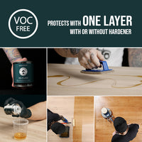 HS Profiöl - Holzöl lässt sich mit oder ohne Härter verarbeiten