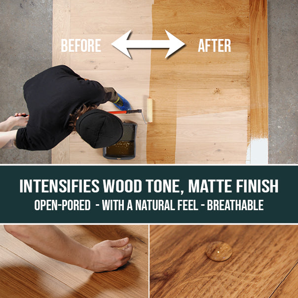 HS Profiöl - Holzöl, intensiviert den natürlichen Holzfarton und gibt der Oberfläche ein mattes Finish