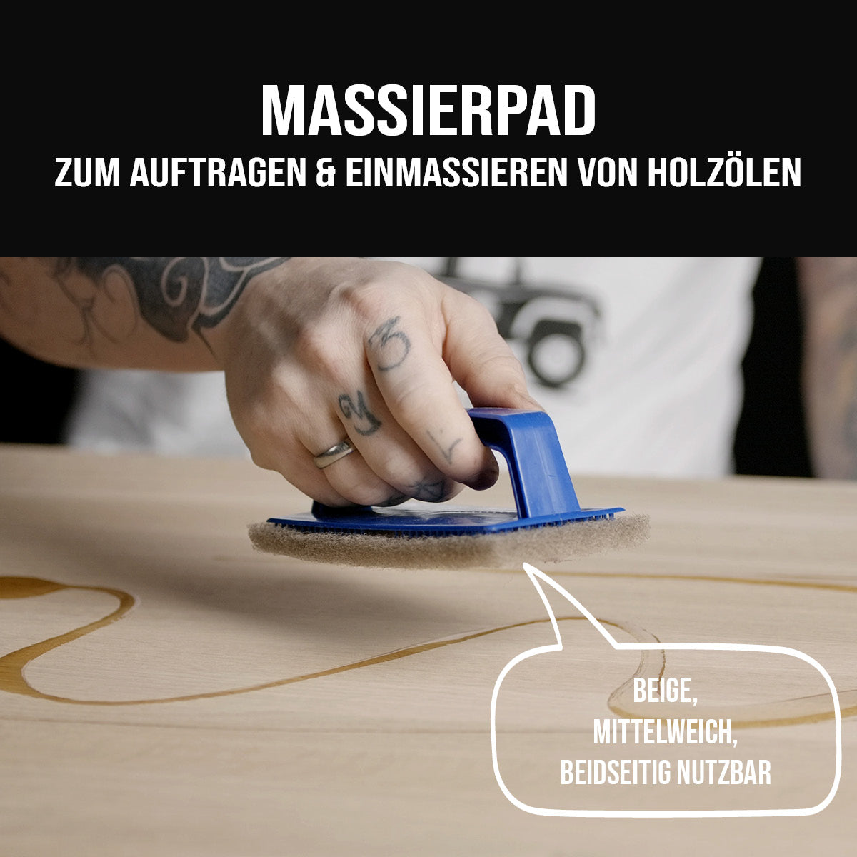 Pad-Set 21-tlg. für Holzöle