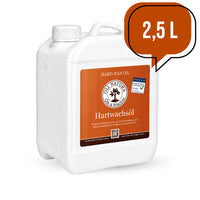2.5 Liter Produktgebinde von OLI-NATURA Hartwachsöl für den Schutz und die Pflege von Holzoberflächen im Innenbereich