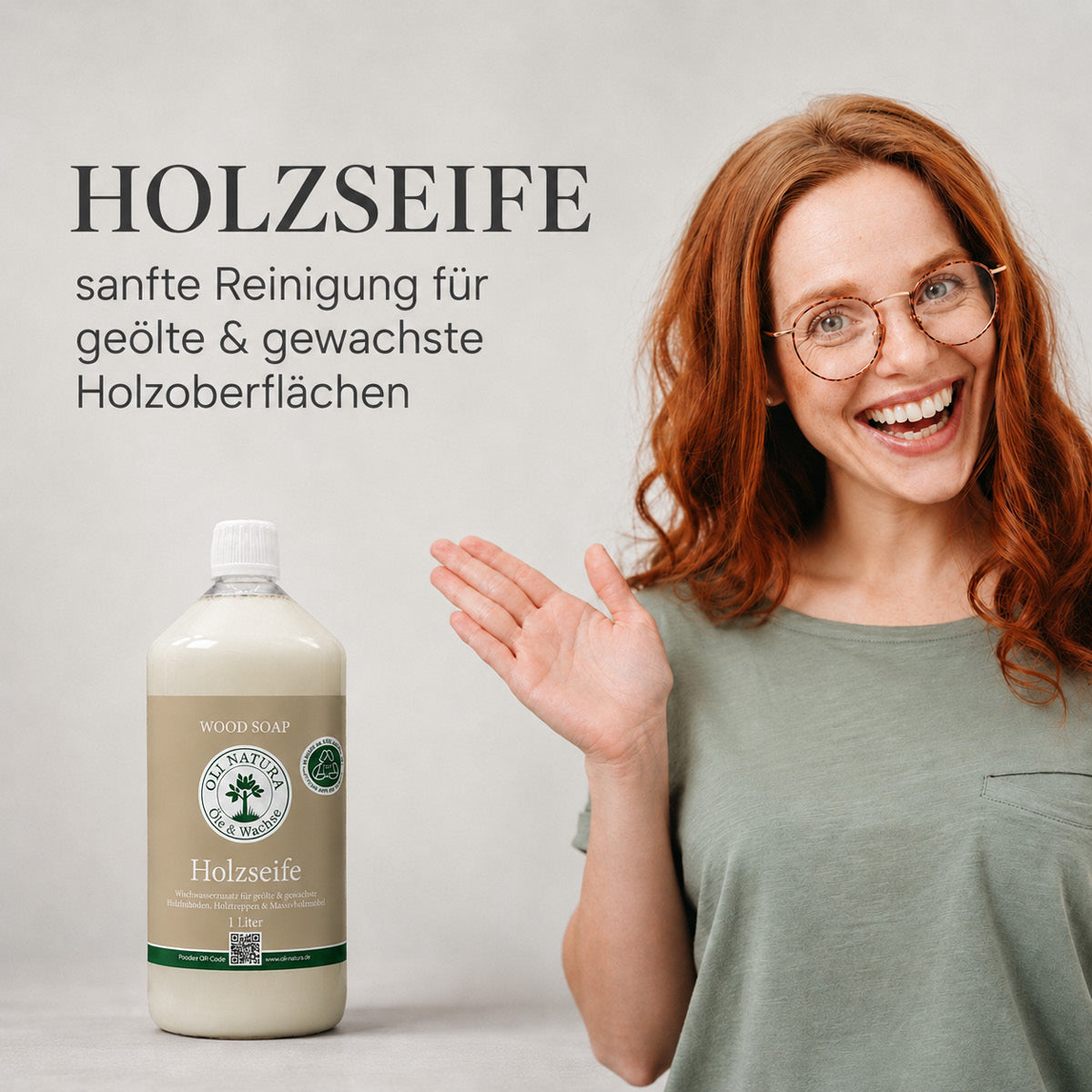 OLI NATURA® Holzseife – Reinigung für geölte Holzoberflächen