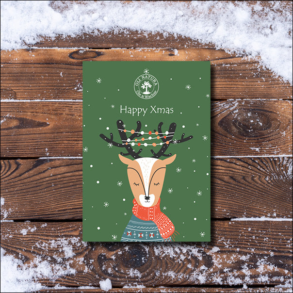 4er-Weihnachtskarten-Set "HOLLY JOLLY"