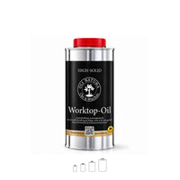 Worktop-Oil, VOC-freies Holzöl für strapazierte Holzoberflächen im 500 ml-Gebinde von OLI NATURA