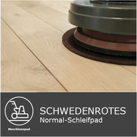 Czerwony standardowy pad ścierny, 13 cali / Ø 330 mm