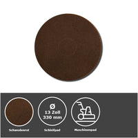 Schwedenrotes Normal-Schleifpad 13 Zoll / Ø 330 mm