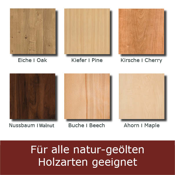 Holzpflegeöl - 25ml Sampler