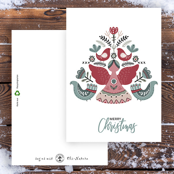 4er-Weihnachtskarten-Set HYGGE
