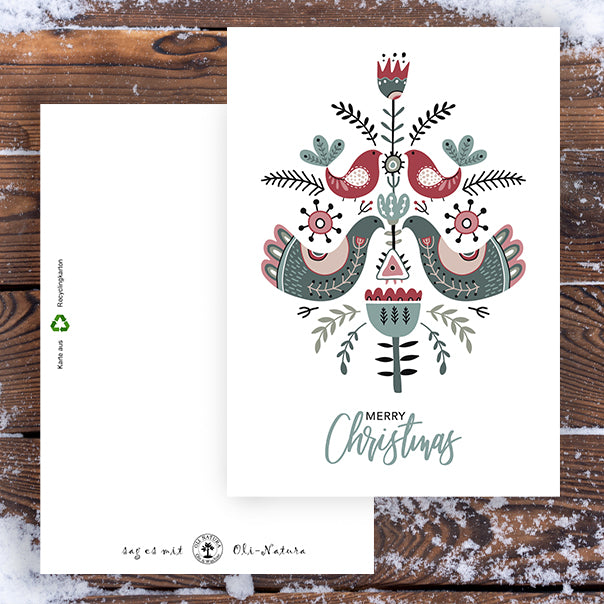 4er-Weihnachtskarten-Set HYGGE