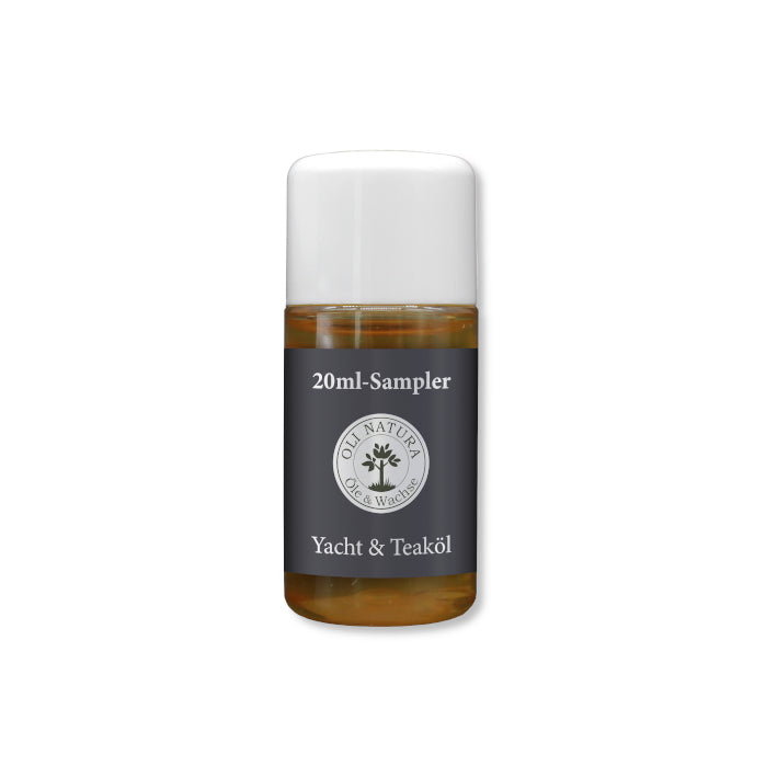 OLI NATURA® Yacht & Teaköl – 20 ml Sampler