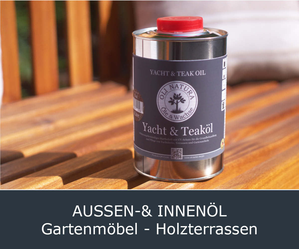 OLI NATURA® Yacht & Teaköl – 20 ml Sampler